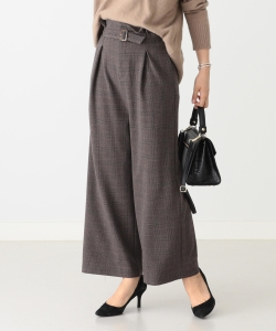 B:MING by BEAMS / チェック柄 ベルトパンツ 19AW