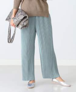 B:MING by BEAMS / プリーツサテン パンツ