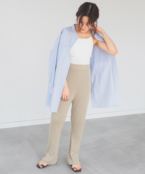 B:MING by BEAMS（ビーミング by ビームス）KAPOK ニット パンツ