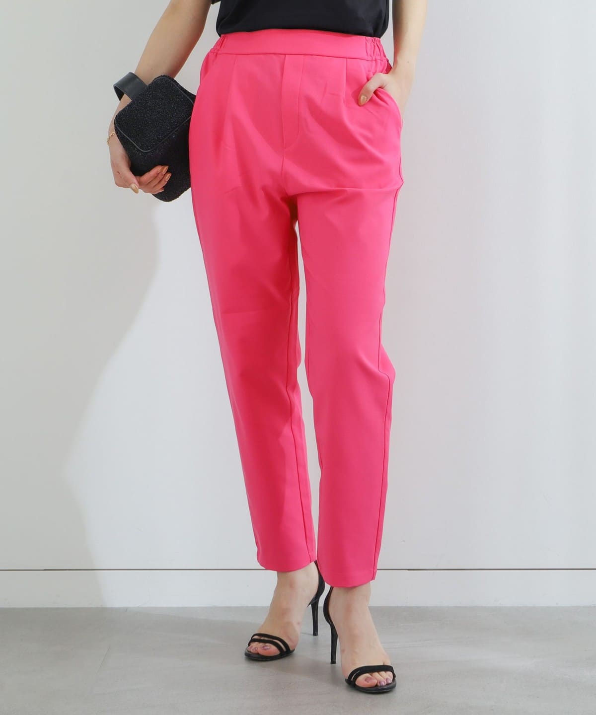 スタフリ テーパードパンツ 23SS パンツ WOMEN PINK L スタフリ テーパードパンツ 23SS パンツ WOMEN PINK L