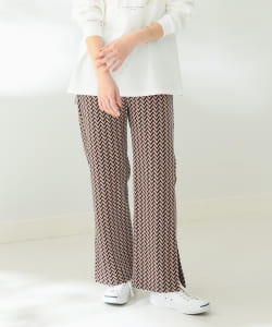 カット ジャカード パンツ
