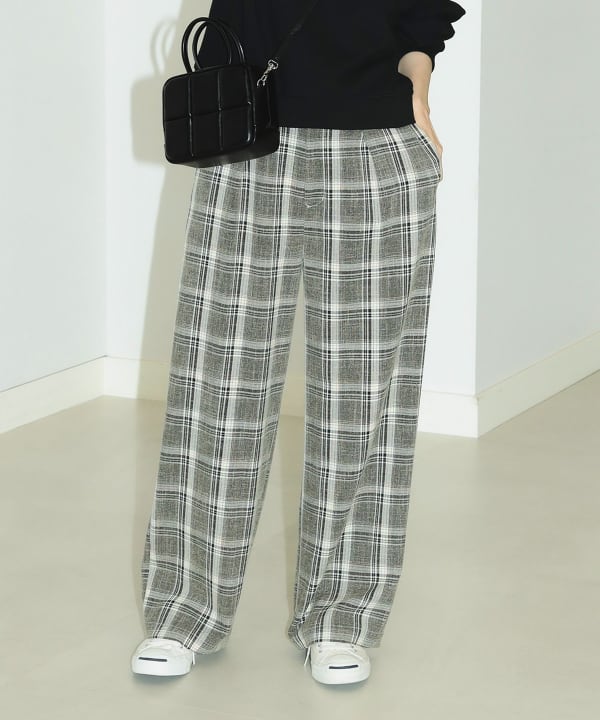 ビームスチェックパンツ BEAMS PANTS B:MING by BEAMS（ビーミング by ビームス）チェック柄 パンツ