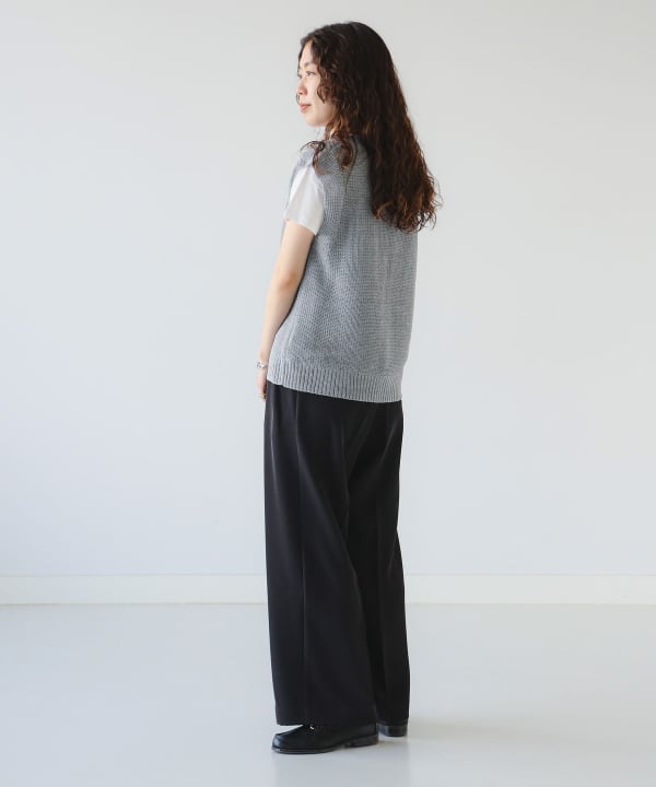 BEAMS JAPAN 2タックブラック黒チノパンMサイズ BEAMS JAPAN BEAMS JAPAN 5 口袋牛仔裤 (休闲裤) 邮购 | BEAMS
