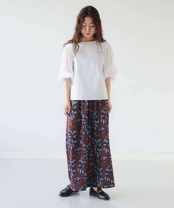 LOUNIE リーフ柄プリントパンツ サイズ38　新品未使用 LOUNIE リーフ柄プリントパンツ サイズ38 新品未使用 - メルカリ