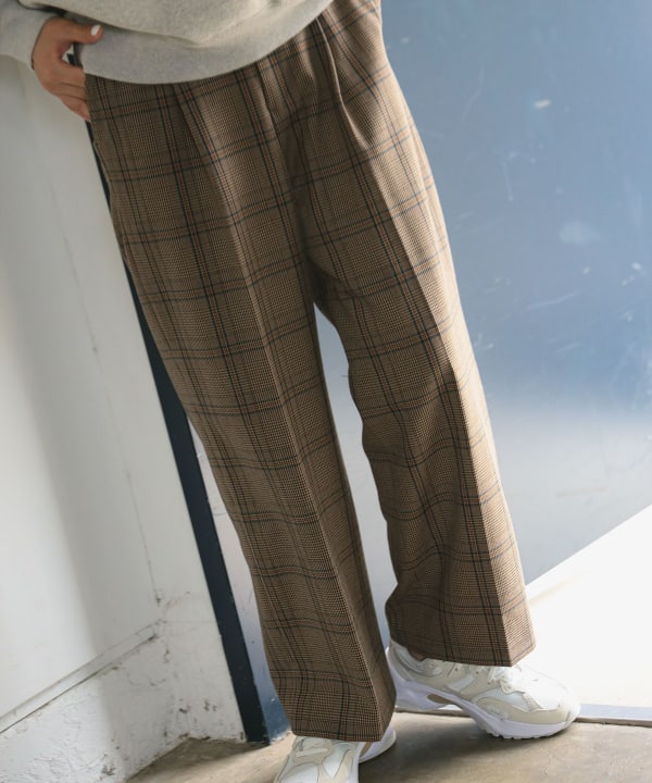 B:MING by BEAMS (B:MING by BEAMS) Checkered Pants (S-M