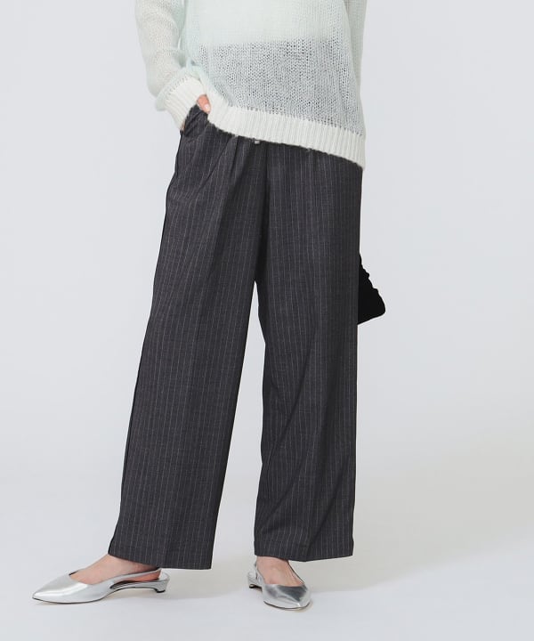 beams ストライプカジュアルパンツ ONE SIZE 全2色〉涼感ストライプワイドパンツ – ONE PEACE ONLINE