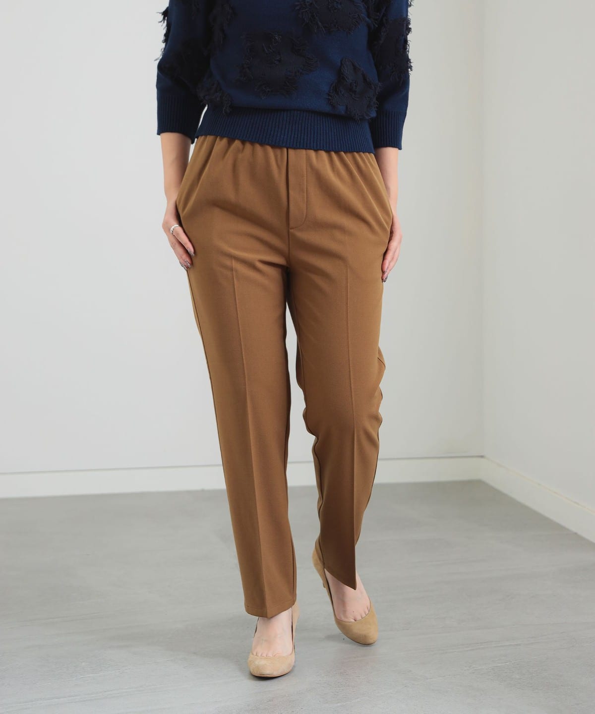 B:MING by BEAMS（ビーミング by ビームス）裏起毛 イージーパンツ（S