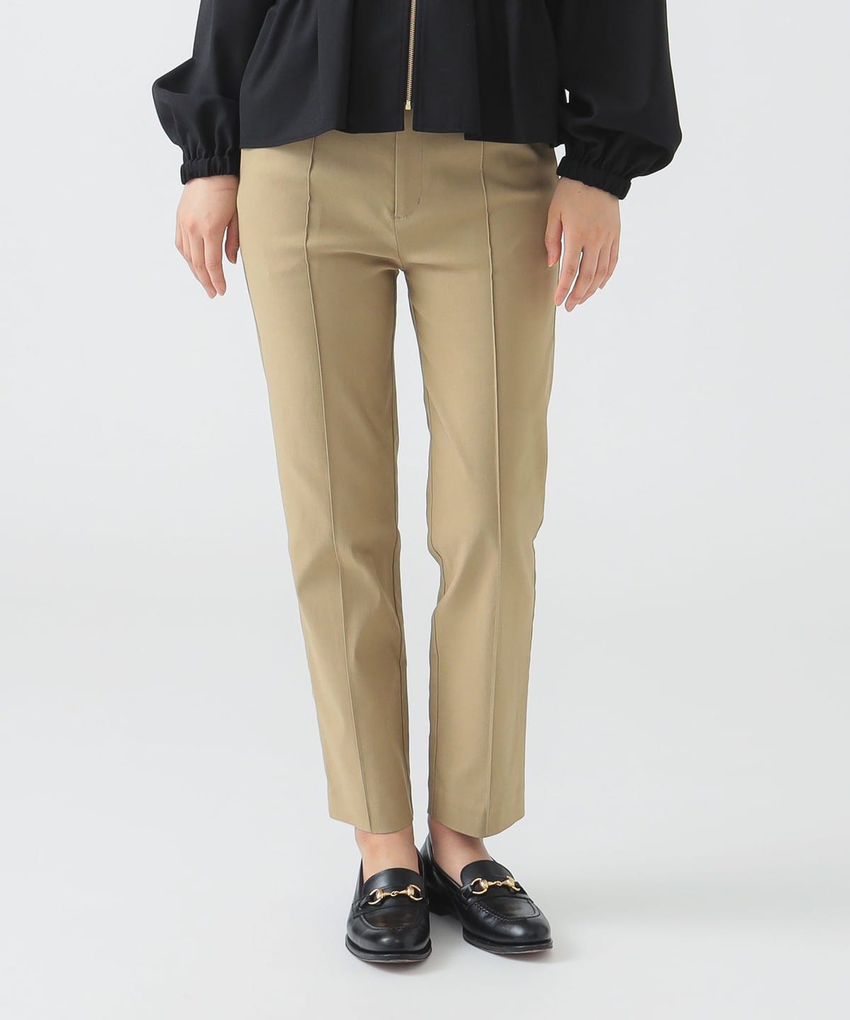 【4/24新規値下げ】ストレッチ パンツ(S L) パンツ WOMEN BEIGE M 【4/24新規値下げ】ストレッチ パンツ(S L) パンツ WOMEN BEIGE M