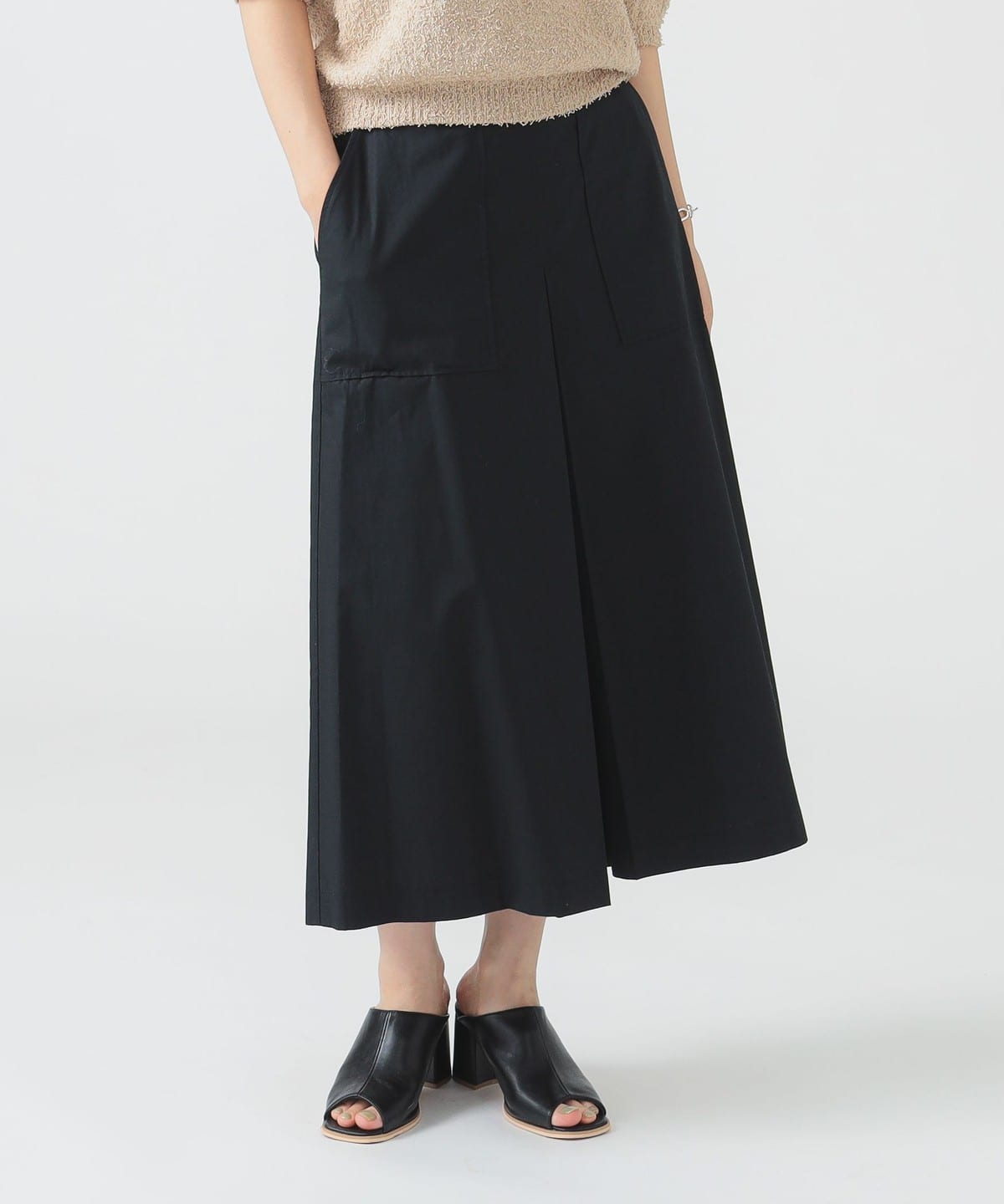 ベイカー タック ワイド パンツ(S L) パンツ WOMEN DARK NAVY L ベイカー タック ワイド パンツ(S L) パンツ WOMEN DARK NAVY L