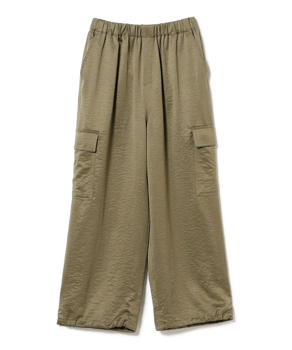 bming by BEAMS サテンカーゴパンツ 25SS B：MING by BEAMS カーゴパンツ サテン カーゴ パンツ
