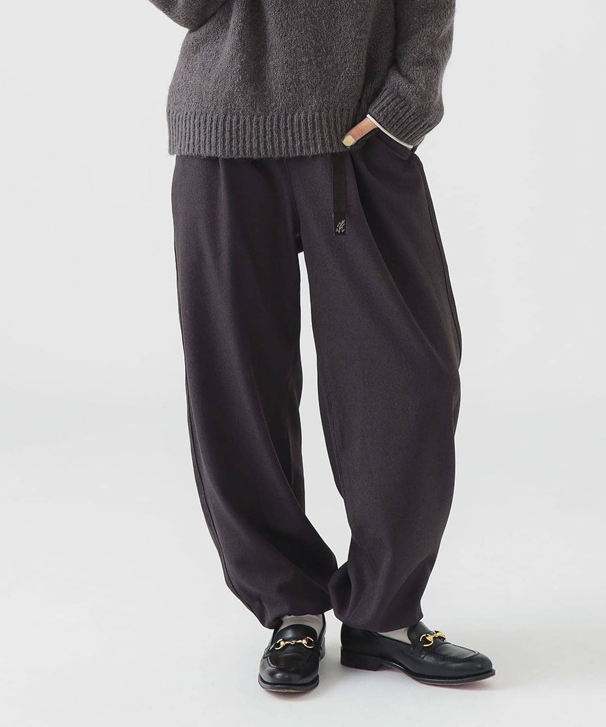 【別注】Gramicci / ウールライク パンツ パンツ WOMEN CHARCOAL. GREY S