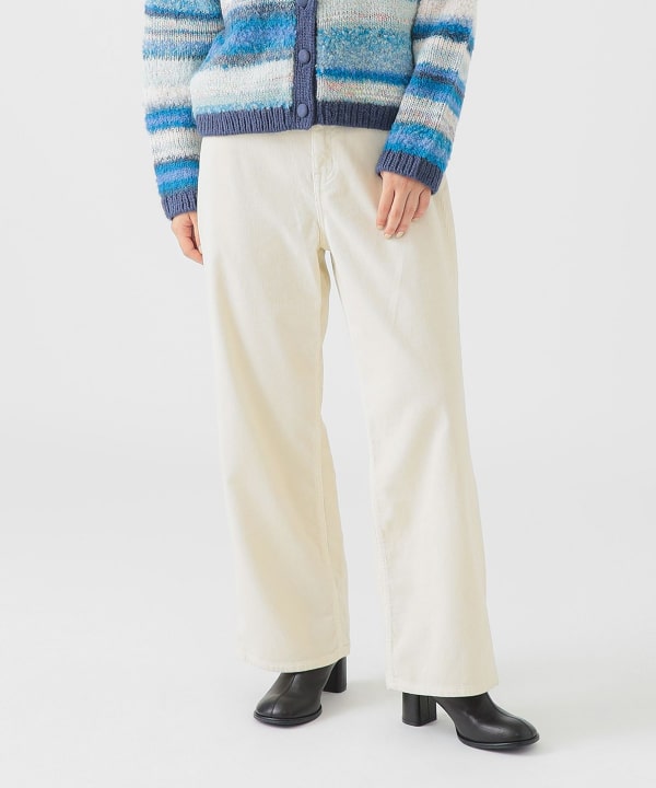 PT01 per BEAMS ホワイトコーデュロイパンツ　サイズ44 USA製 80s Levi's リーバイス 517-1552 ブーツカット オフ