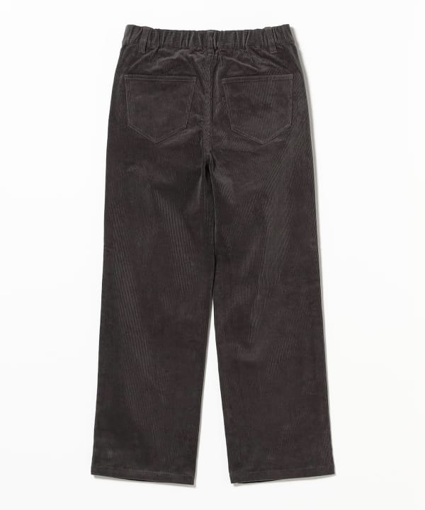 BEAMS GOLF コーデュロイパンツ ブラック BEAMS GOLF (BEAMS GOLF) [Special order] Gramicci / Stretch