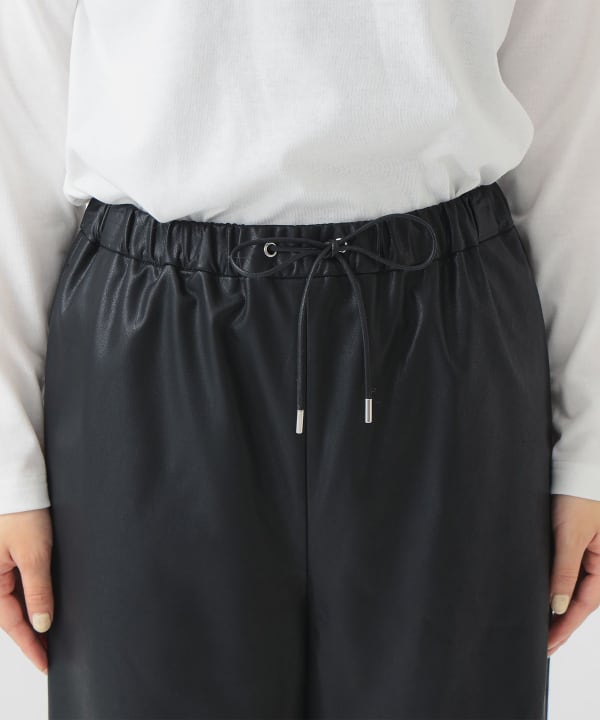 B:MING by BEAMS（ビーミング by ビームス）レザーライク パンツ