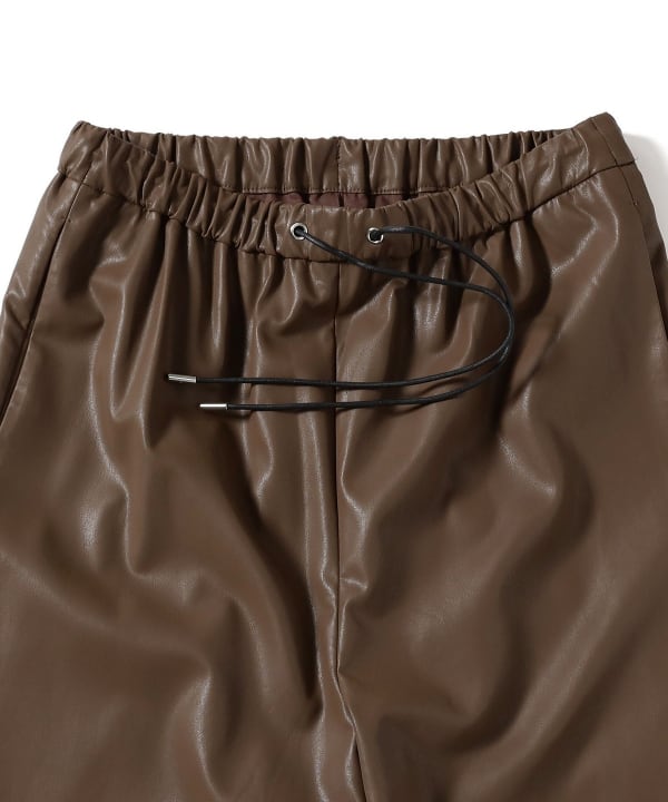 B:MING by BEAMS（ビーミング by ビームス）レザーライク パンツ