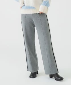 サイドライン ニットパンツ