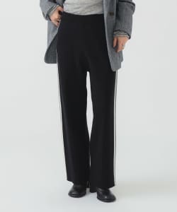 サイドライン ニットパンツ