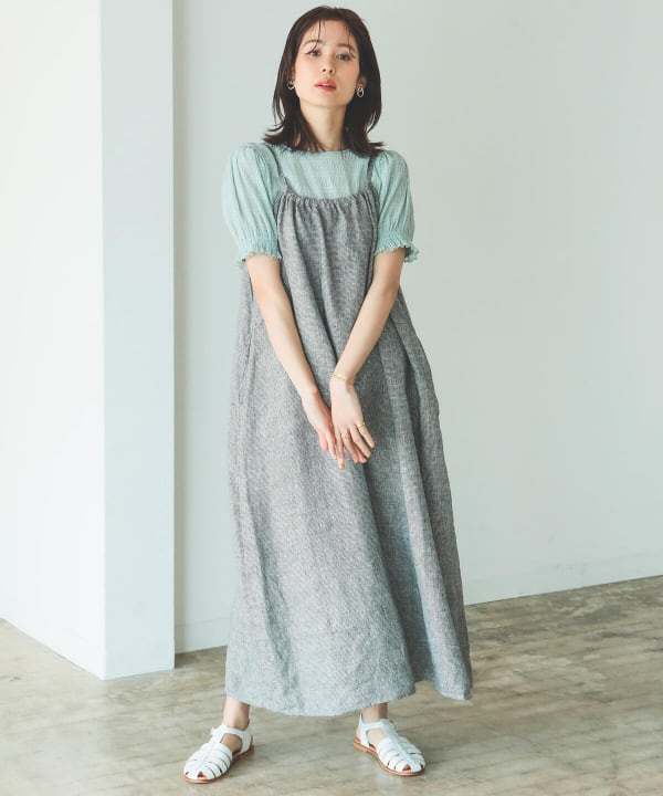fog linen work x B:MING by BEAMS ワンピース fog linen work（フォグリネンワーク）の「fog linen work × B