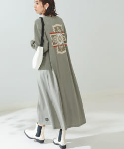 PENDLETON × B:MING by BEAMS / 別注 フレア プリント ワンピース 22AW