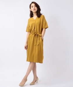 B:MING by BEAMS / テンセルサック Vネックワンピース 17SS-K