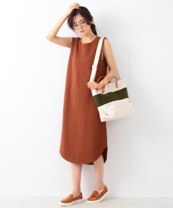 B:MING by BEAMS / ビッグカノコノースリーブワンピース 17AW