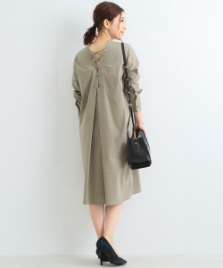 B:MING by BEAMS / バックレースアップワンピース
