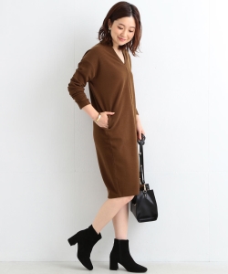 B:MING by BEAMS / サカリバＶネックワンピース 17AW