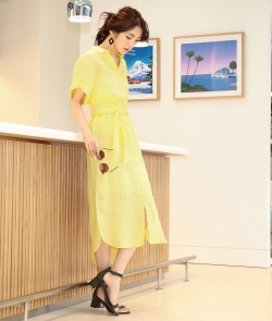 B:MING by BEAMS / ハードマンズ リネンワンピース 18SS