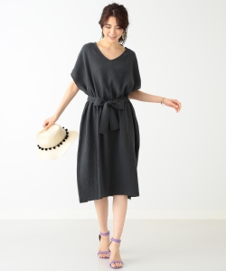 B:MING by BEAMS / ダブルガーゼ サックワンピース 18SS