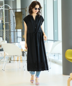 B:MING by BEAMS / スカラップ刺繍 ワンピース 18SS