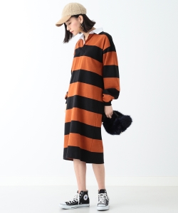 BARBARIAN × B:MING by BEAMS / 別注ボーダー ワンピース 18AW