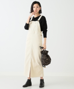 Lee × B:MING by BEAMS / 別注コーデュロイ サロペットスカート