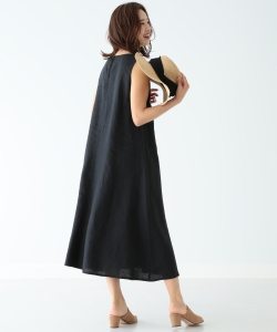 B:MING by BEAMS / ハードマンズ Vネックリネンワンピース 19SS