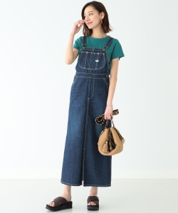 Lee × B:MING by BEAMS / 別注 スリット サロペットスカート 19SS