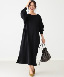 B:MING by BEAMS / 裏毛 バックヘンリー ワンピース 19AW
