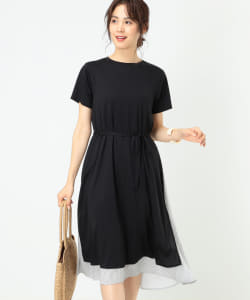 B:MING by BEAMS / 布帛コンビ スリットワンピース 20SS