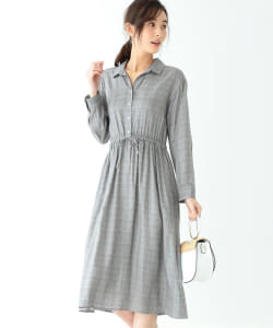 B:MING by BEAMS / キュプラ シャツワンピース  20