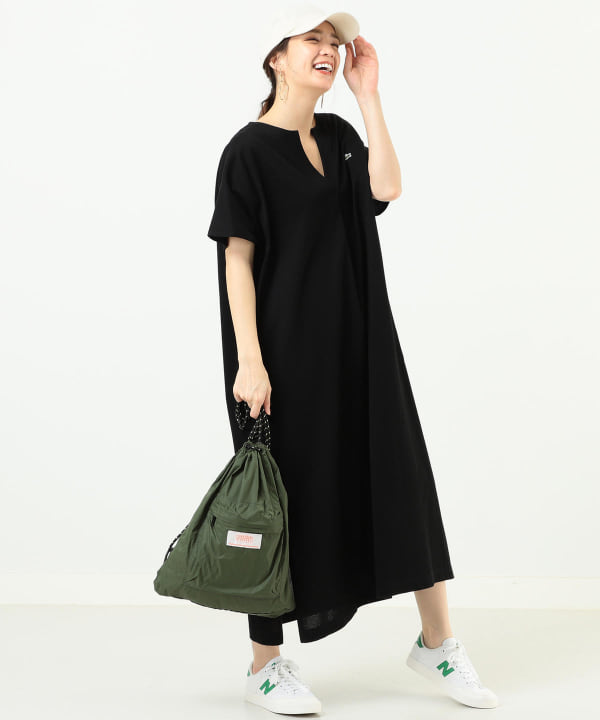 B Ming By Beams ビーミング By ビームス アウトレット Lacoste B Ming By Beams スリットネック ワンピース ワンピース ワンピース 通販 Beams