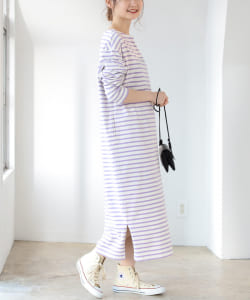 B:MING by BEAMS / オーガニックコットン バスク ワンピース