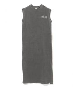 Manhattan Portage ×B:MING by BEAMS / 別注 ノースリーブ プリントワンピース