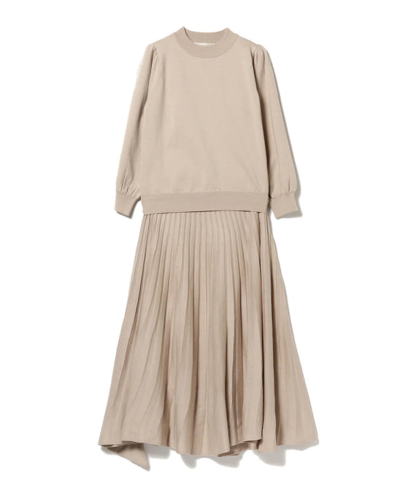 B Ming By Beams ビーミング By ビームス B Ming By Beams モックプルオーバー プリーツスカート セットアップ 21ss ワンピース その他ワンピース 通販 Beams