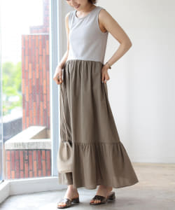 ▲B:MING by BEAMS / トンプキン ノースリーブ ワンピース