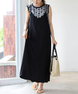 ▲B:MING by BEAMS / バックリボン キャミワンピース