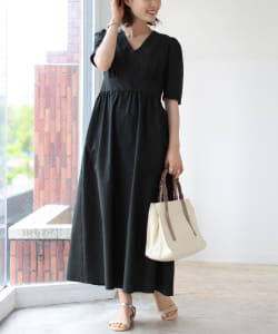 B:MING by BEAMS / シアサッカー フレア ワンピース