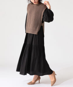 B:MING by BEAMS / ニットベスト付き ワンピース