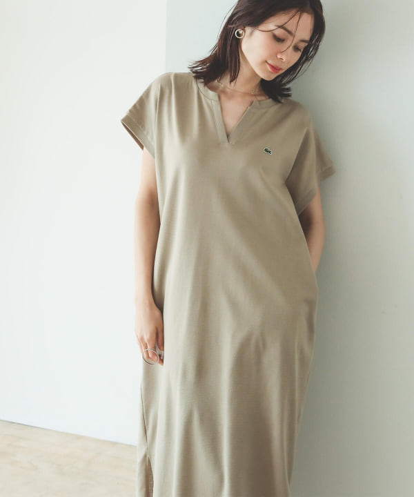 B Ming By Beams ビーミング By ビームス Lacoste B Ming By Beams 別注 ノースリーブ ワンピース 22ss ワンピース ワンピース 通販 Beams