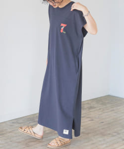 Collegiate Pacific x B:MING by BEAMS / 別注 フレンチスリーブ ワンピース