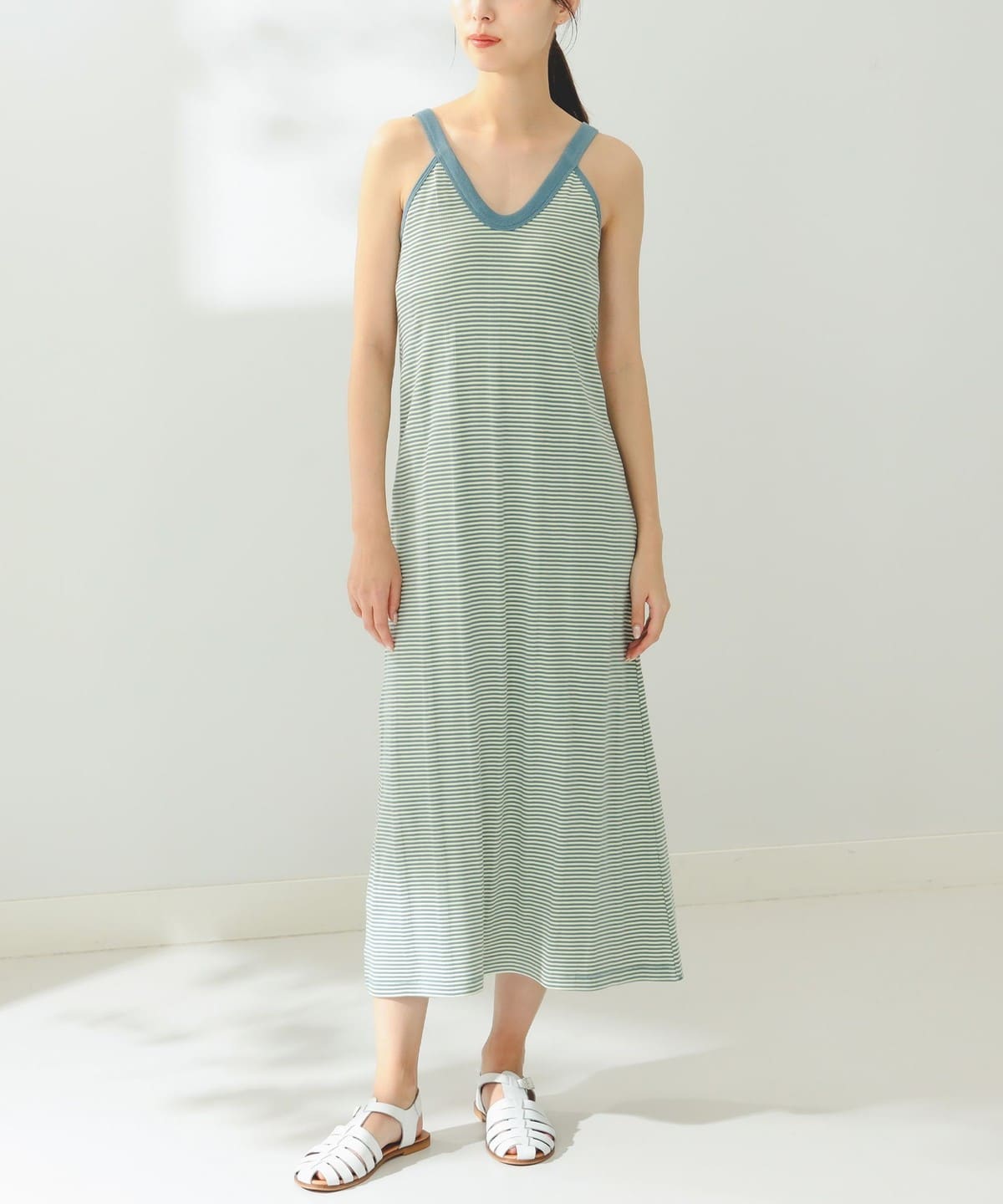 【別注】MILLER ミラー / カップ Vネック ワンピース ワンピース WOMEN BLUE FREE 【別注】MILLER ミラー / カップ Vネック ワンピース ワンピース WOMEN BLUE FREE