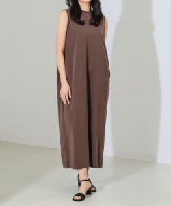 ▲モックネック ノースリーブ ワンピース（S～M）