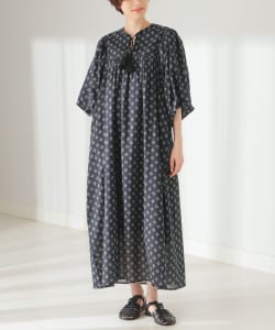 B:MING by BEAMS / 女裝 印度棉 小紋 洋裝